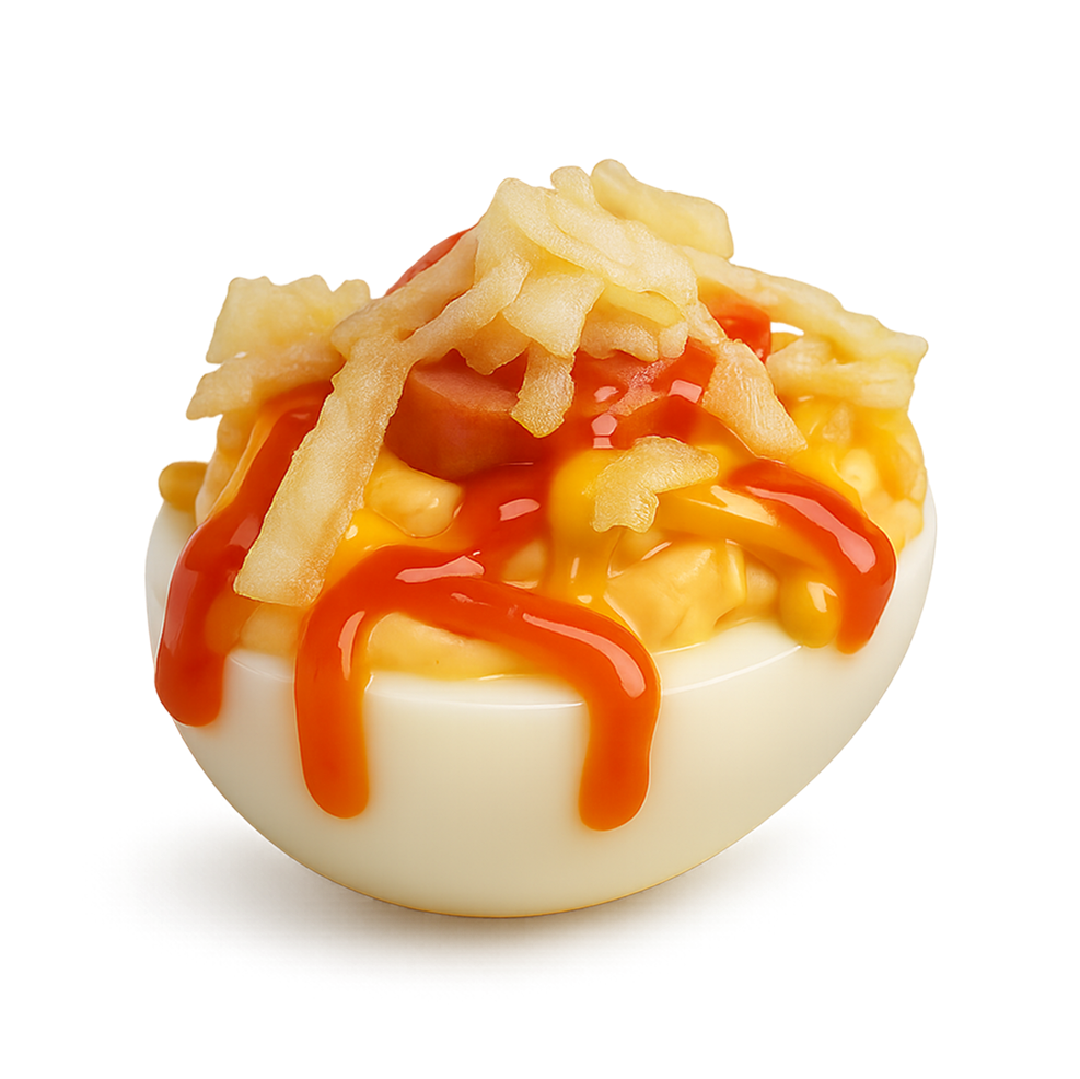 Ballpark Special Deviled Eggs