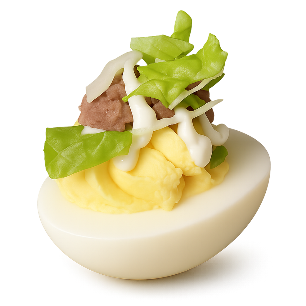 Gyro Deviled Eggs