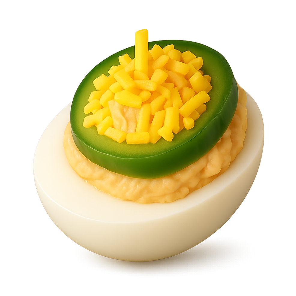 South of the Border Deviled Eggs