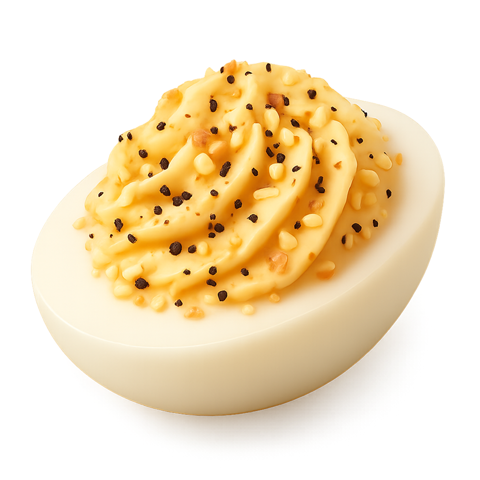 Everything Seasoning Deviled Eggs