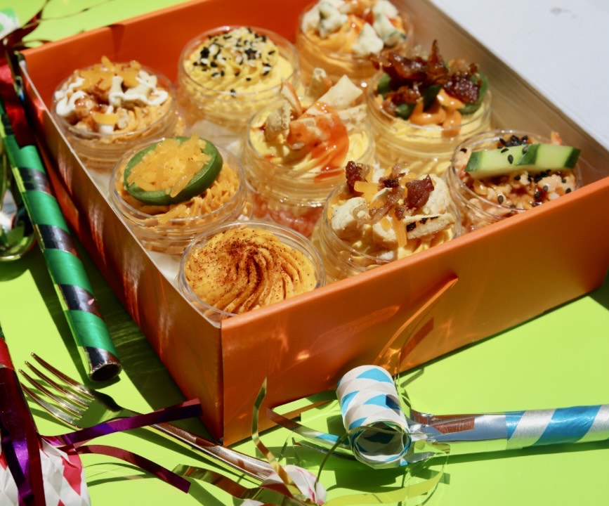 TRY THEM ALL Mini Deviled Egg Salad Sampler 18 Count + 12-Count Deviled Eggs