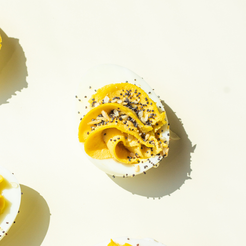 Everything Bagel Deviled Eggs